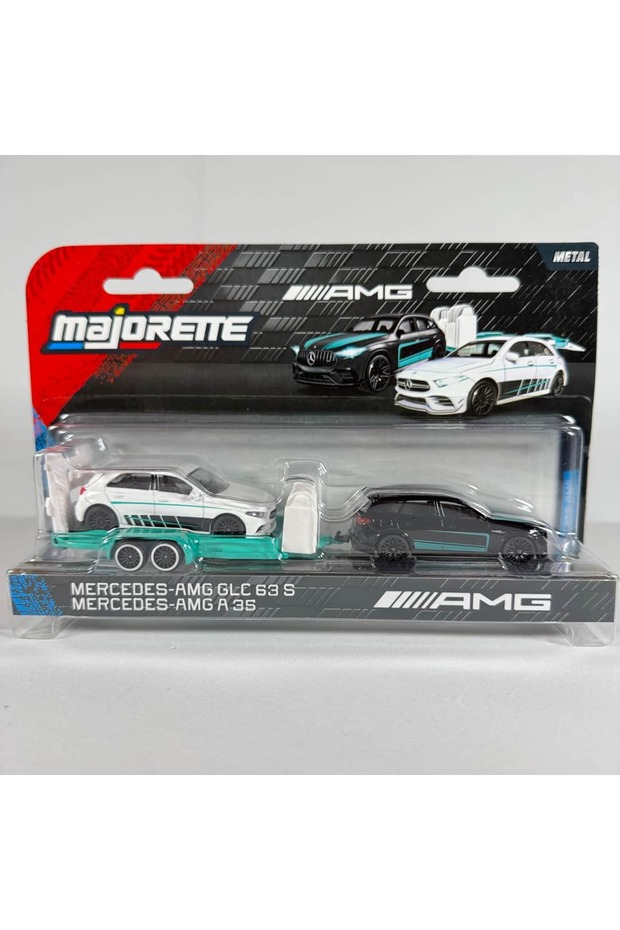 Deluxe Amg Trailer Mercedes-Amg Cle 63 S/ Mercedes-Amg a 35 Model Car Set