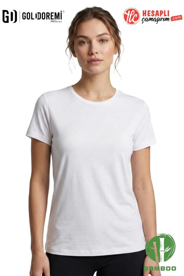 Women's Premium Extra Flexible Bamboo Anti-Sweat Lightweight Fabric T-Shirt