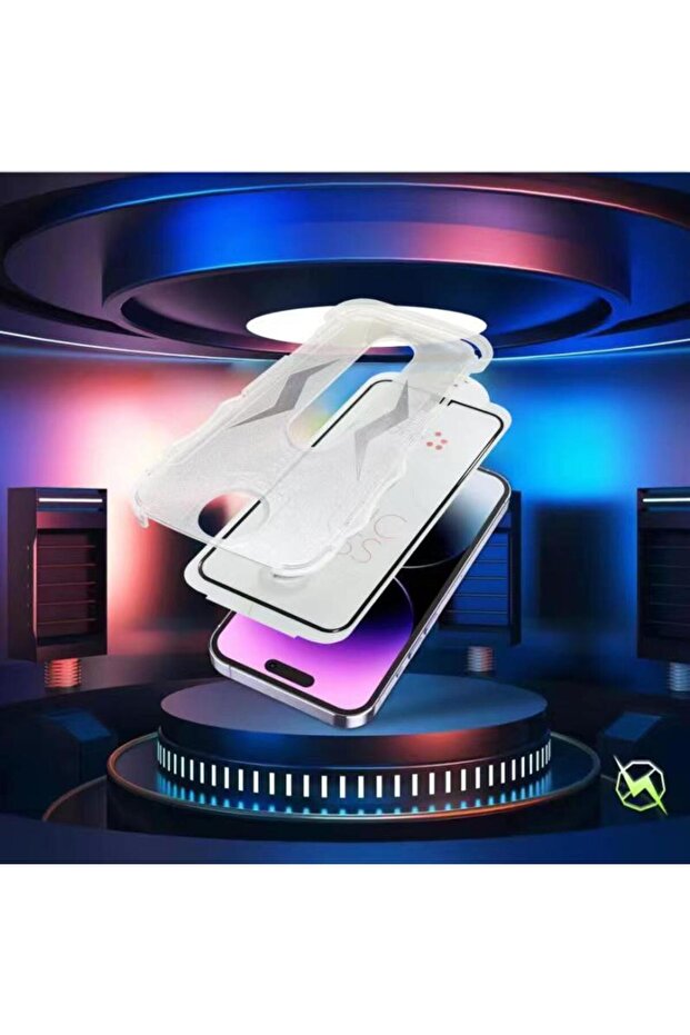 واقي شاشة زجاجي سحري 5D متوافق مع iPhone X مع جهاز ELDP سهل الاستخدام - 4