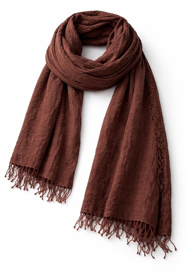 Brown Men's Scarf