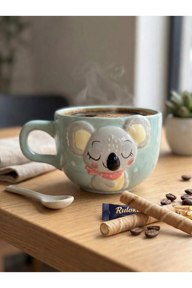 3D Animal Figured Ceramic Mug 400 ml