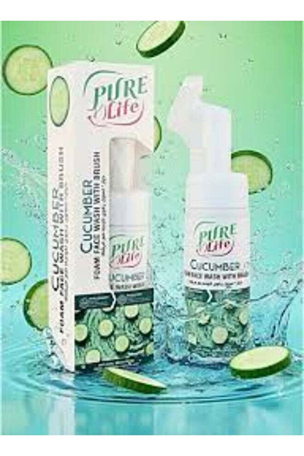 Pure Life Cucumber Foam Face wash with brush 150ml
