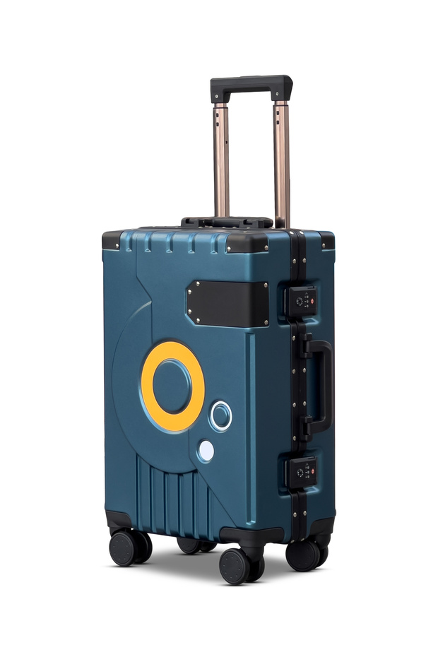 Hard Shell Aluminum Frame Carry On 20 Inch (7-10kg) Luggage TSA Lock, Travel Hook, Suitcase