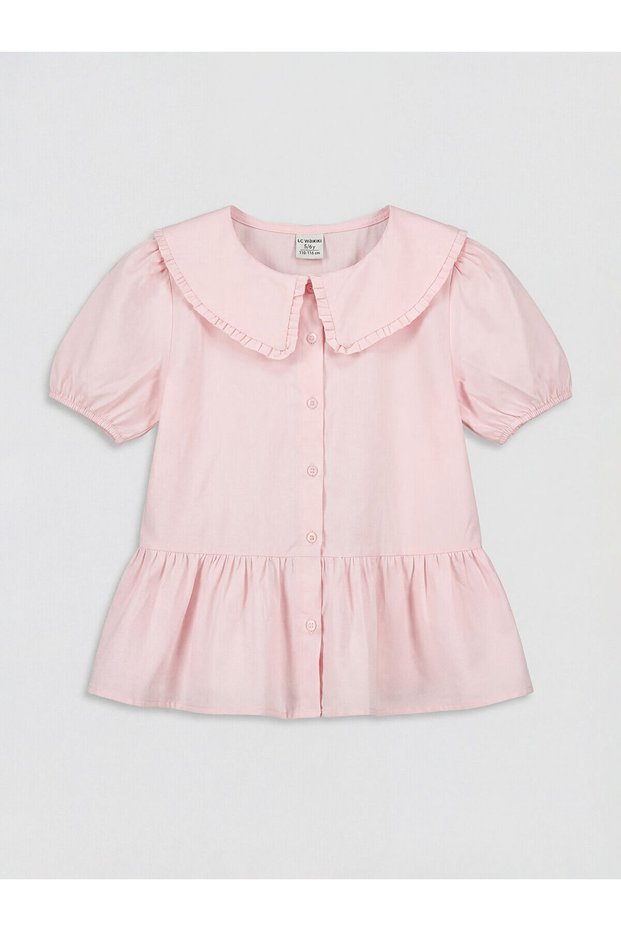 Trendlucky Farkıyla Bebe Collar Girls' Peplum Shirt