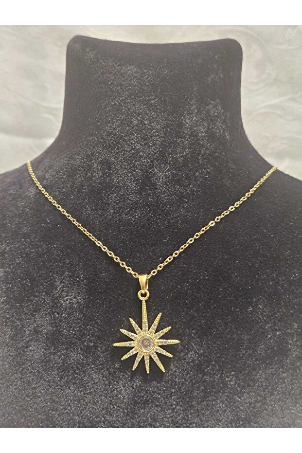 Polar Star Steel Necklace