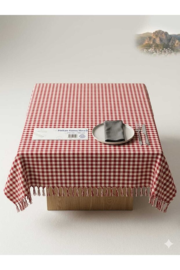 Small Square Pattern Checked Tablecloth, Table Cloth Picnic Cover 170X170 cm