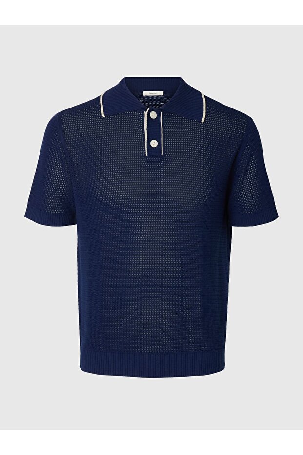 Polohemd aus Strick Kurzarm - 2