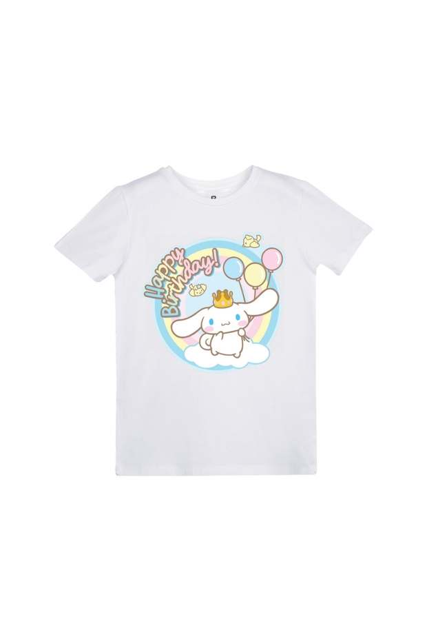 Cinnamoroll Birthday Printed Design Kids T-Shirt