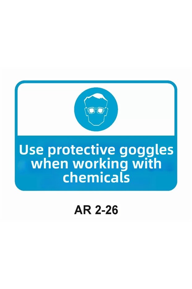 Work Safety Warning Sign 1 Piece Pvc 21 X 29cm