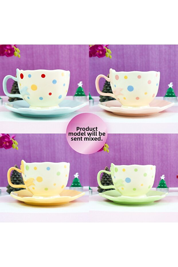 Ribbon Patterned Coffee Cup Bm-2329 - 1