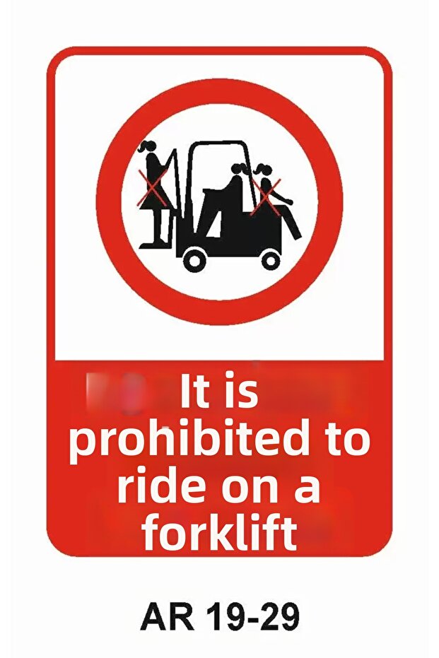 Work Safety Warning Sign 1 Piece Pvc 21 X 29cm
