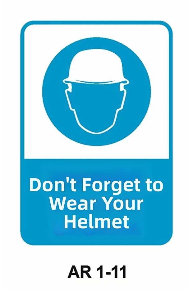Work Safety Warning Sign 1 Piece Pvc 21 X 29cm