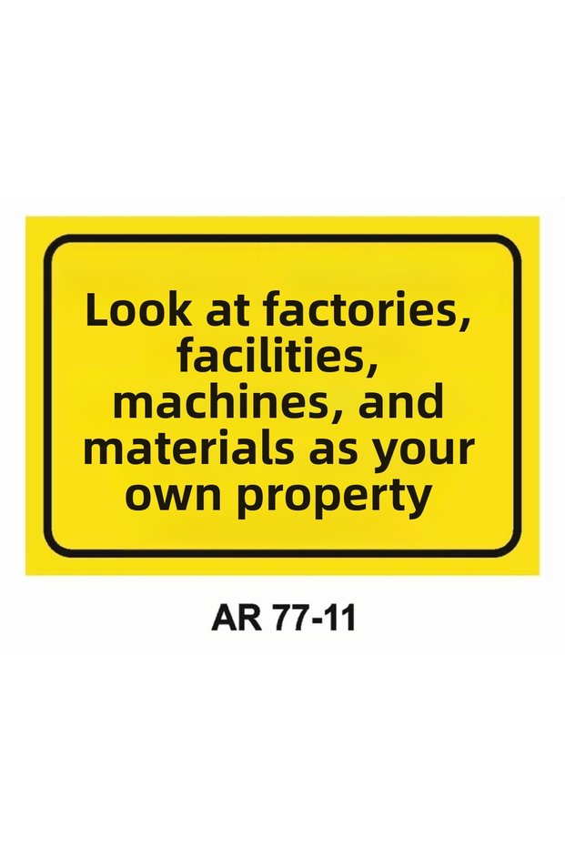 Work Safety Warning Sign 1 Piece Pvc 21 X 29cm