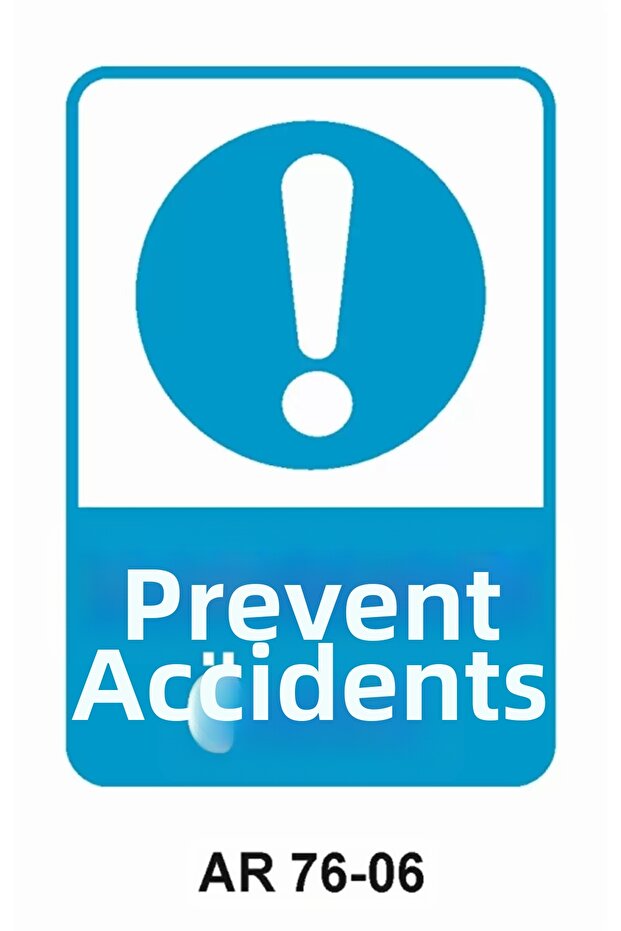 Work Safety Warning Sign 1 Piece Pvc 21 X 29cm