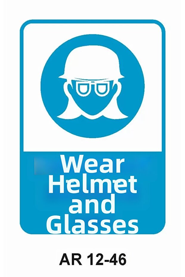 Work Safety Warning Sign 1 Piece Pvc 21 X 29cm