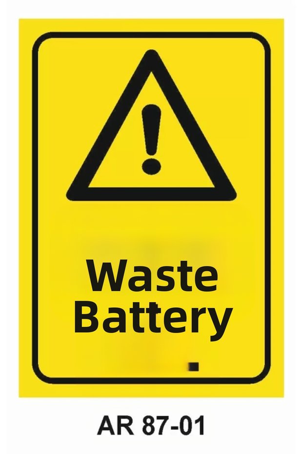 Work Safety Warning Sign 1 Piece Pvc 21 X 29cm