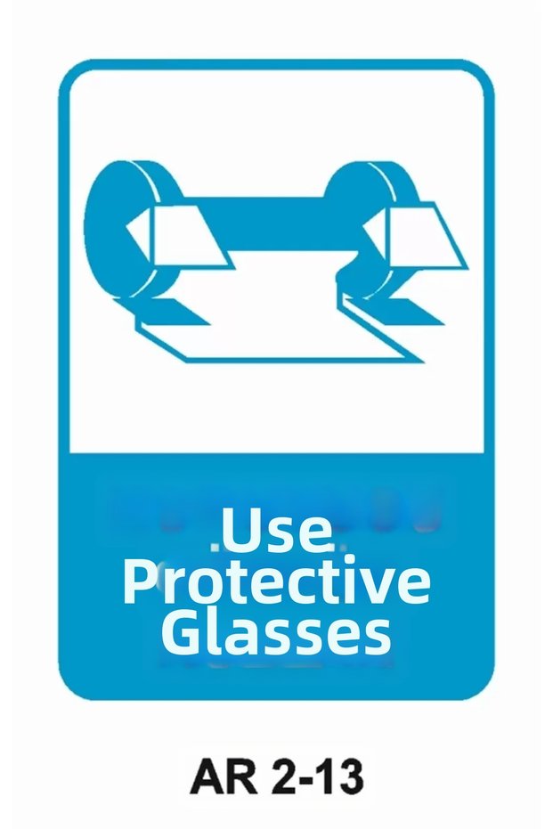 Work Safety Warning Sign 1 Piece Pvc 21 X 29cm