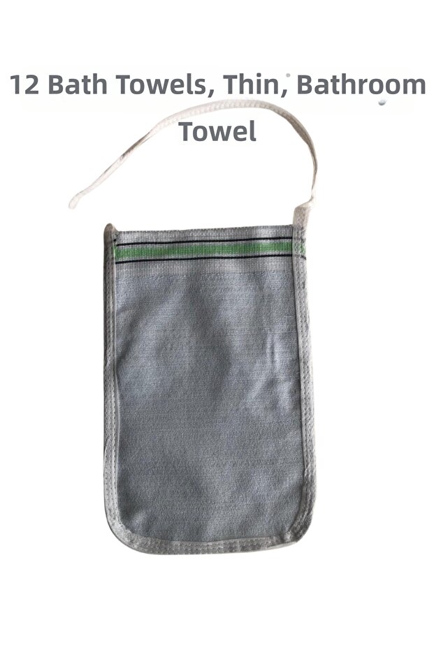 Home 12-Pack Thin Hammam Washcloth Traditional Bath Washcloth