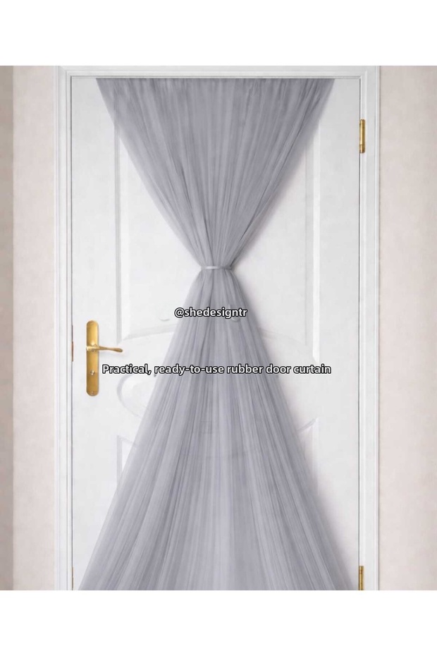 Easy to Install Practical / 3 Meters Wide / Elastic Door Tulle