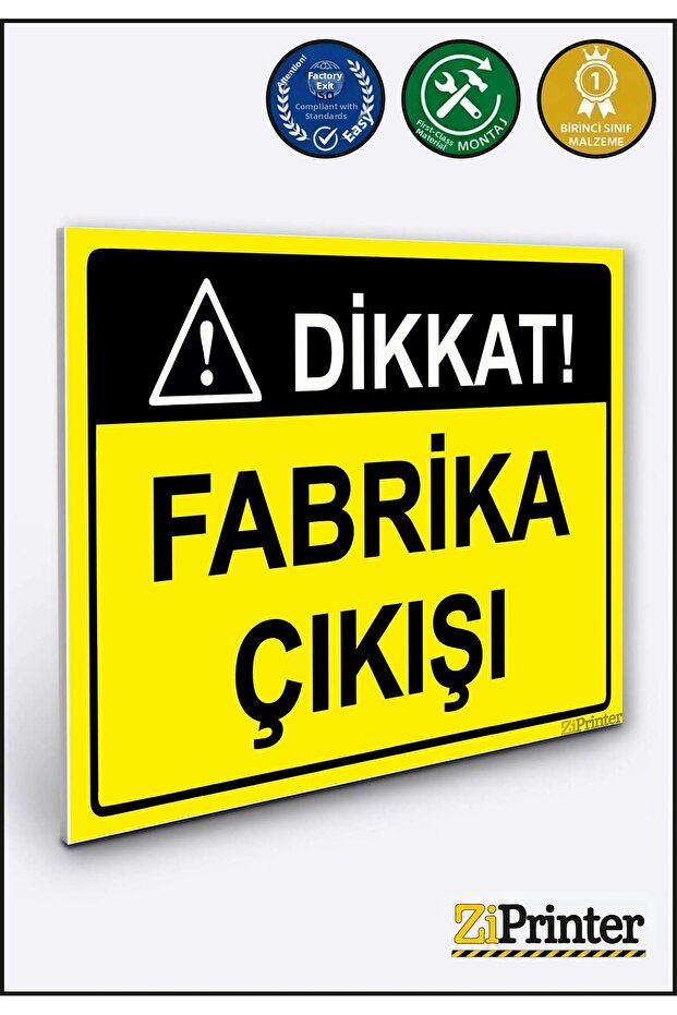 Fire Exit Isg Warning Sign Dekota 25X35 cm