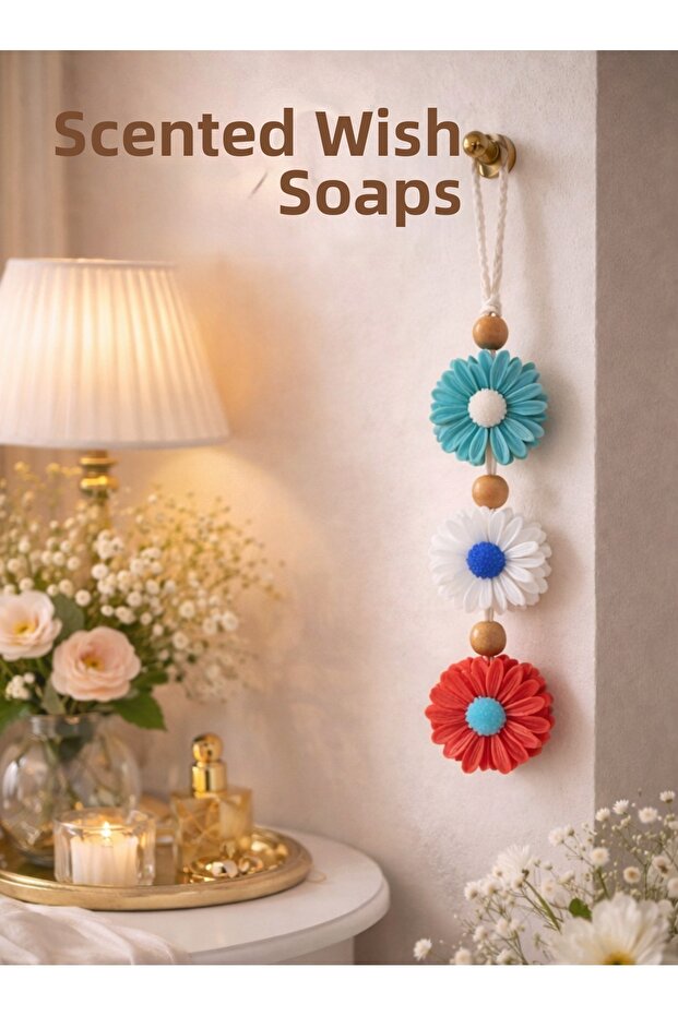 Decorative Scented Wishing Soap Double-Sided Daisy Gift