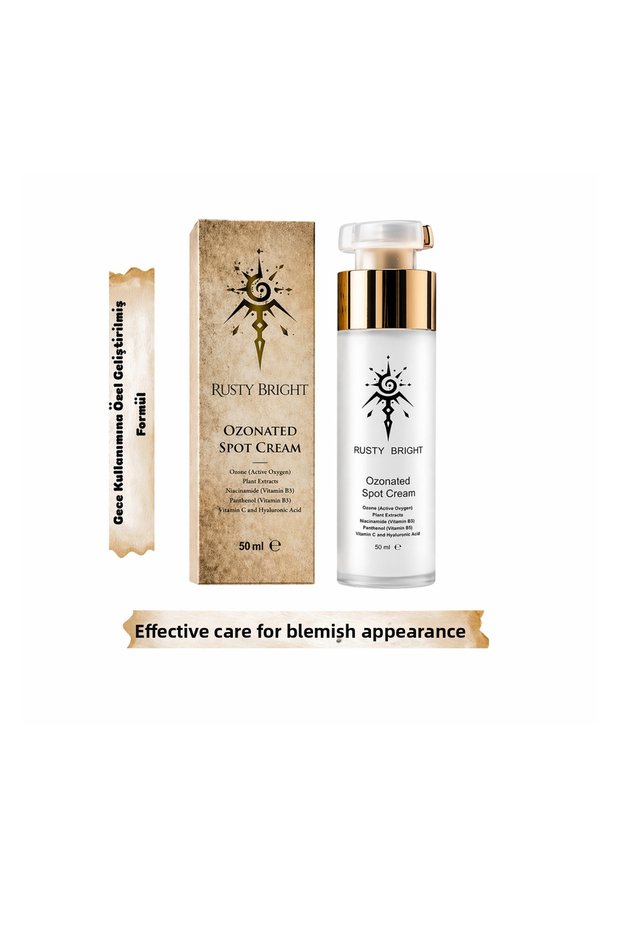 Ozonated Anti-Blemish Skin Care Cream with Arbutin & Niacinamide, Tone Equalizing and Brightening Effect