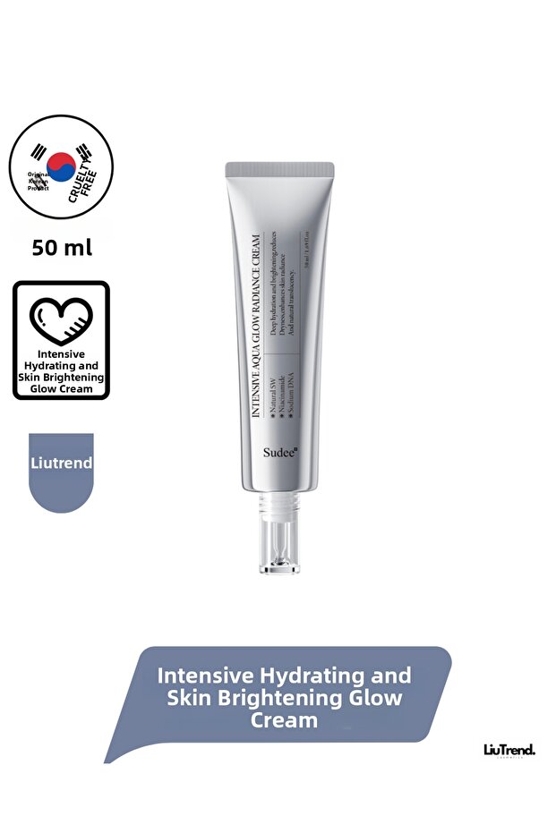 Intensive Aqua Glow Radiance Cream 50 ml Intensive Moisturizing and Skin Brightening Glow Cream