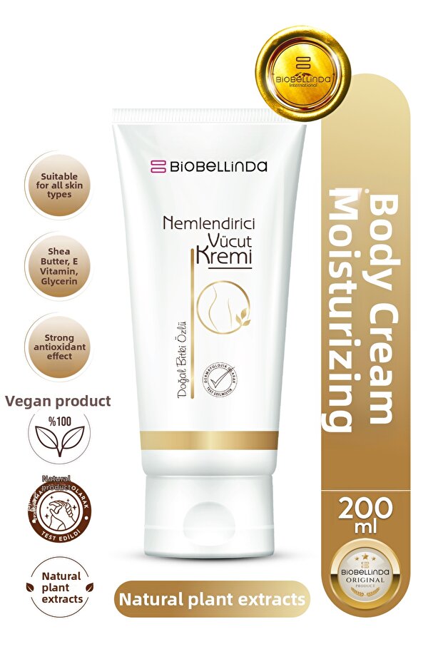 Natural Nourishing Moisturizing Body Cream 200 ml