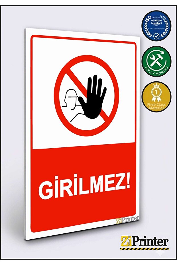 Don'T Go In! Isg Warning Sign Dekota 70X100 cm