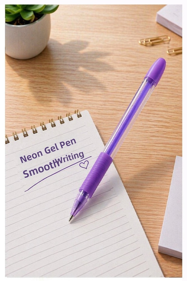 Neon Gel Pen 1.0mm 1 Piece Pensan Neon Gel Ballpoint Pen Neon Pilot Pen Vibrant Neon Color Fluent Writing