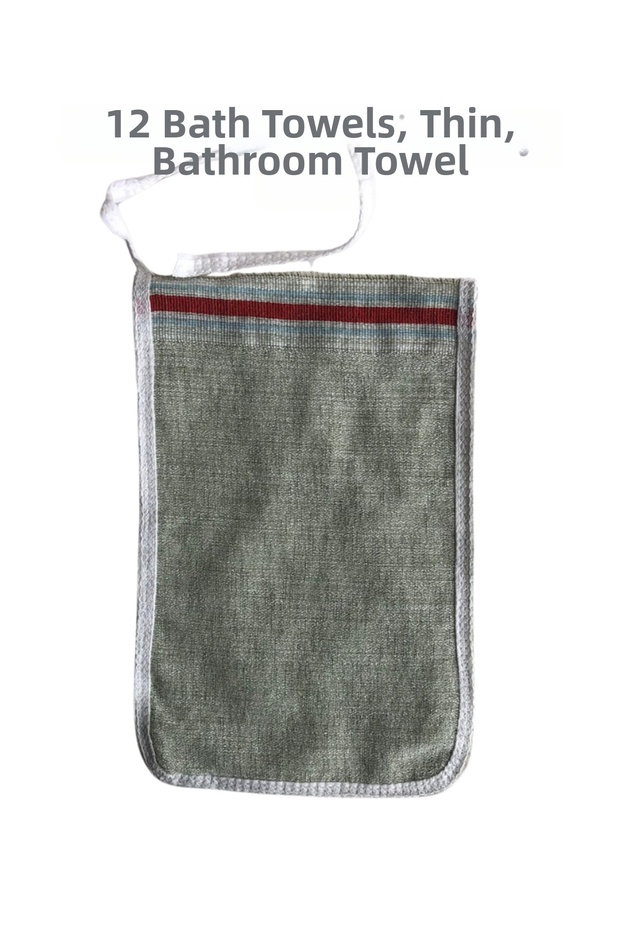 Home 12-Pack Thin Hammam Washcloth Traditional Bath Washcloth