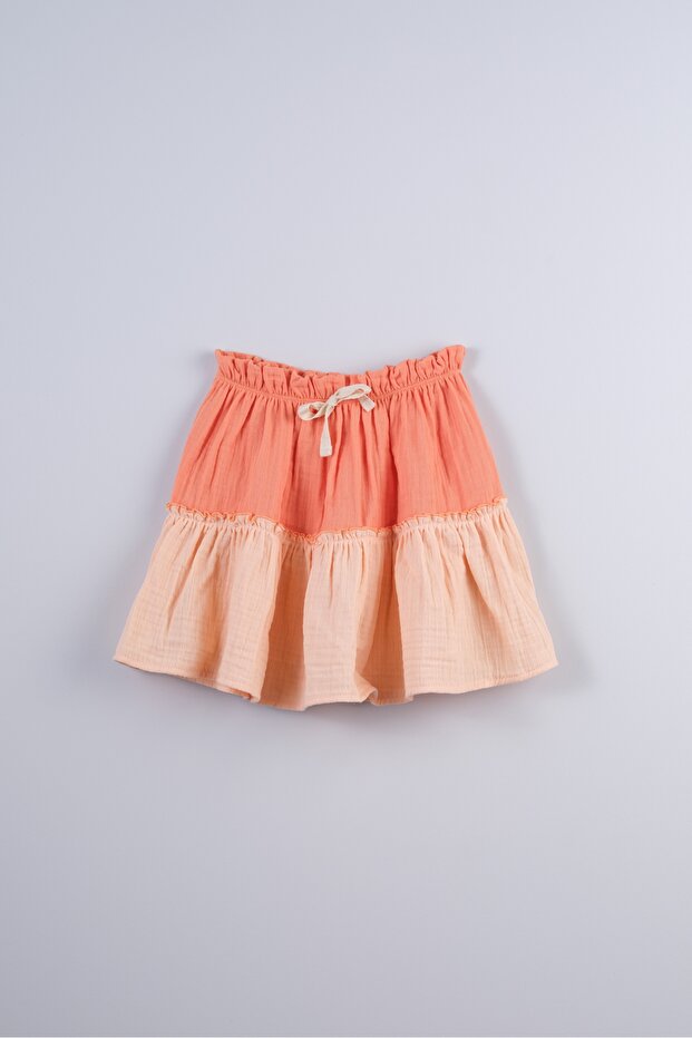 Muslin Girl's 2 Layer Skirt 100% Cotton