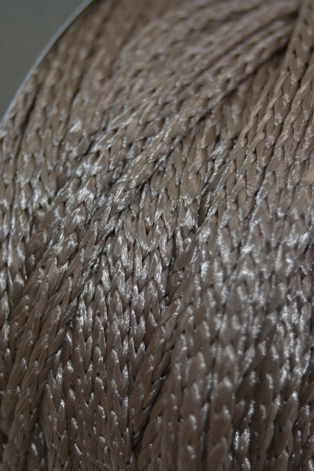 200 Gr - 200 Mt - 2.5 mm Bitter Brown (651) Polyester Macrame Thread Bag Thread Supla Thread Knitting Thread - 2