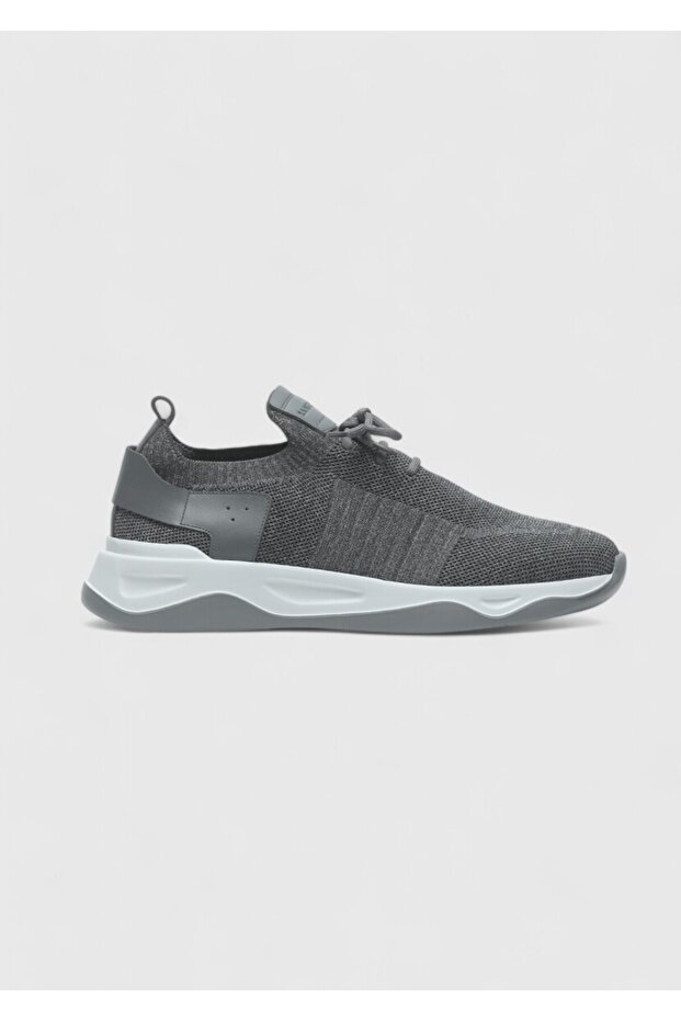 Gray Fabric Sneakers