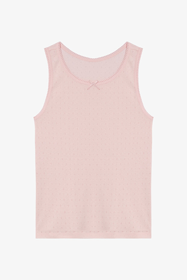 Kız Çocuk Basic Pamuklu 2 li Atlet - 2