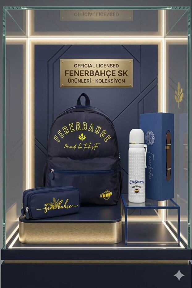 School Backpack, Pen Bag, Licensed Steel Thermos Premium Set