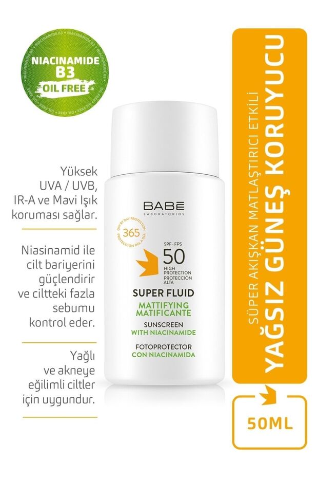Super Fluid Sunscreen Mattifying SPF50 50 ml - 1