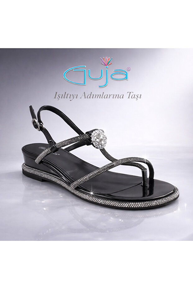26Y465-2 Flip-Flop Sandals with Stones