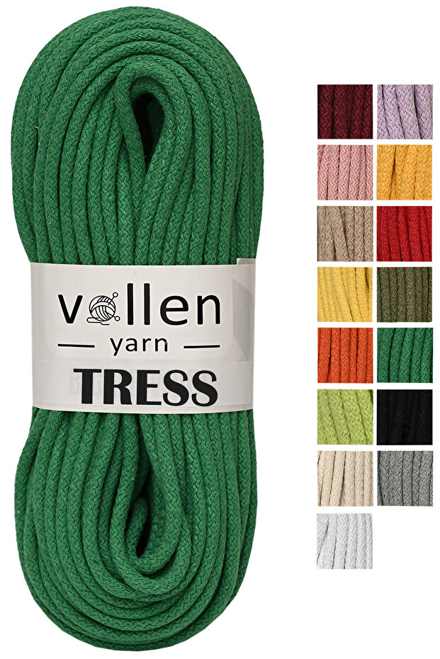 Macramé Rope, Multi-Purpose Rope, 10 Meters, Cord Kaytan Woven Rope, Basket Rope, Swing Rope, placemat, mat,