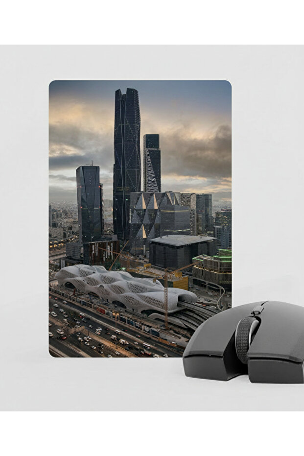 Unique Design Skyline Mouse Pad