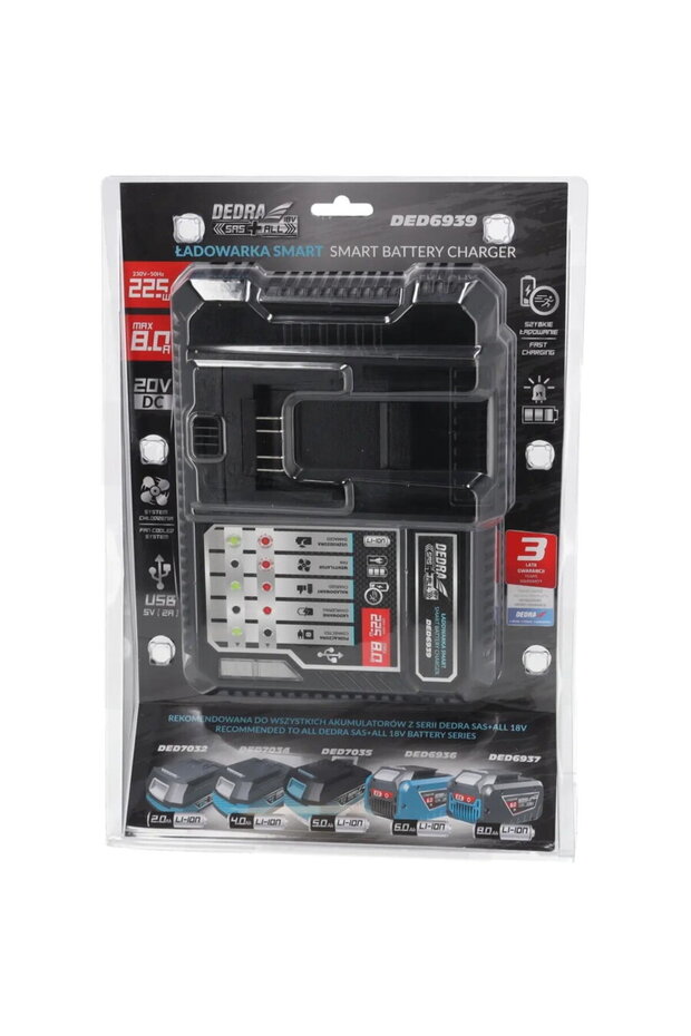 ГЋncДѓrcДѓtor rapid inteligent de18V, smart Quick chargГ© 8A - 5