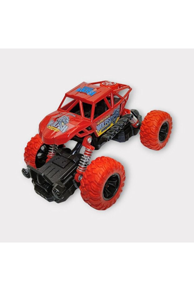 Pull Drop Cross Buggy Car 14 cm - Red (Lisinya)