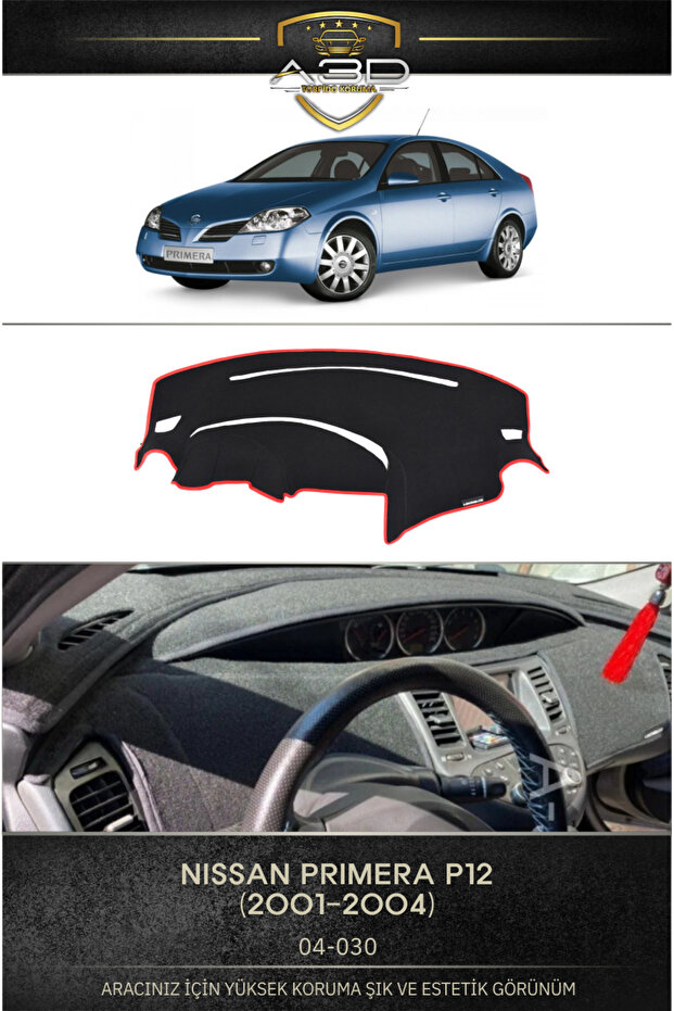 For Nissan Primera P12 2001-2004 Front Cover Chest Panel Glove Box Protection Protective Case Carpet Spare Parts