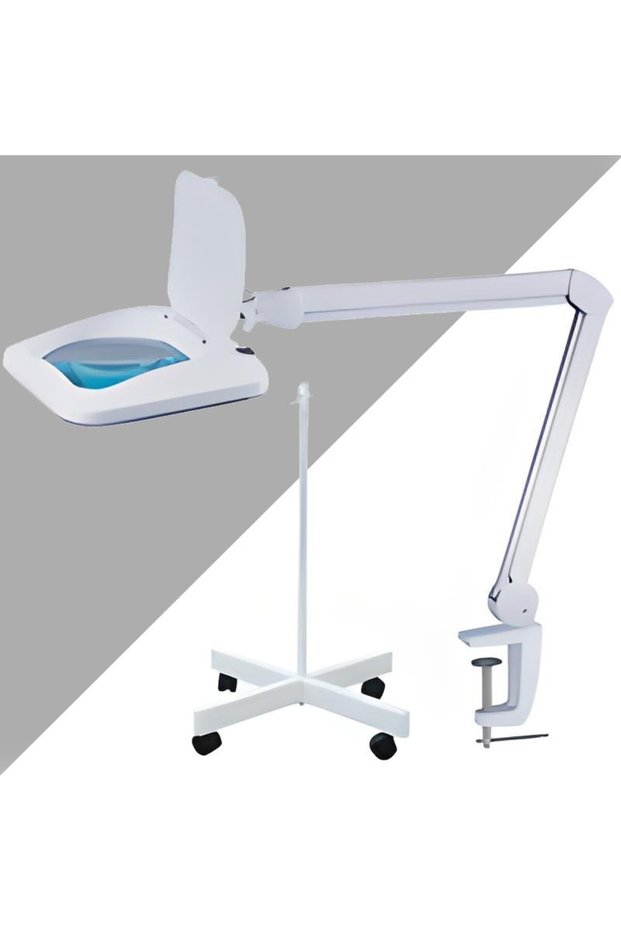 6020 Magnifying Glass with Foot and Desktop Led'Cornered Lens'