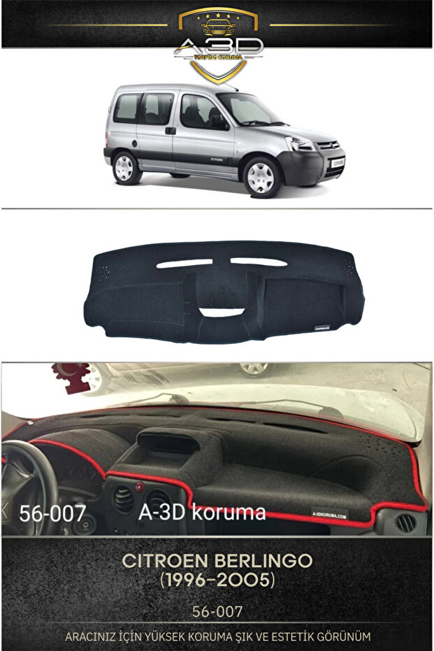 Citroen Berlinogo (1996-2005) Front Torpedo Protection Protective Case Carpet Cover Accessories