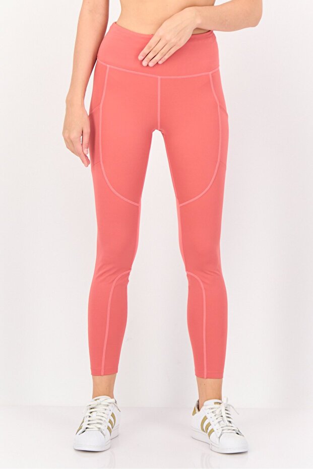 Women Sportswear Fit Training Leggings, Old Rose