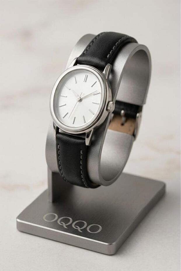 Iris Gray Case Black Cord Women's Wristwatch