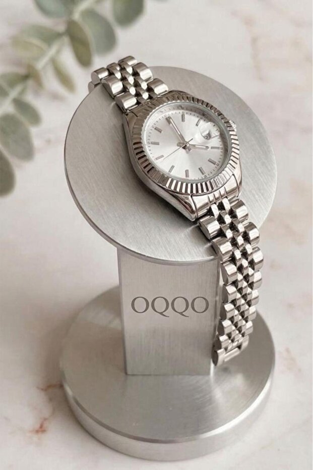 Aetos Silver Dial Silver Band Women's Wristwatch