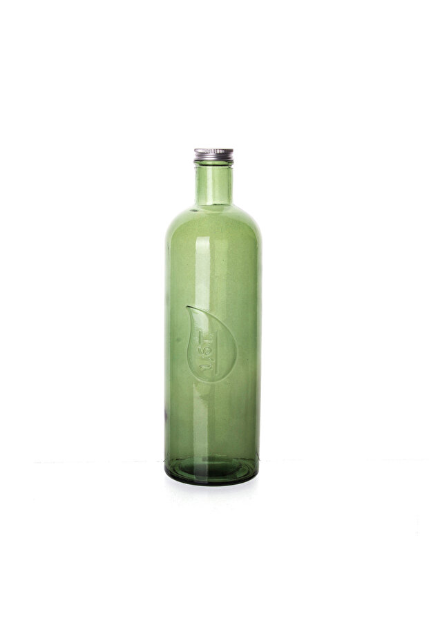 Bottle with Metal Lid 1.6 Lt Green