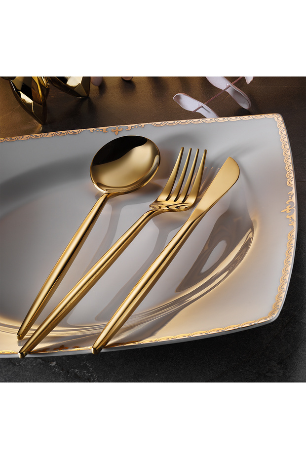 Versay Gold 36 Piece Cutlery Set for 6 People